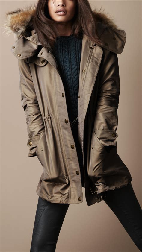 Burberry parka sale